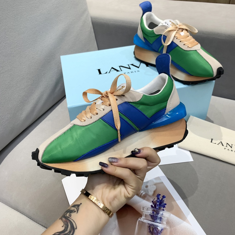 LANVIN Bump Sneaker Green