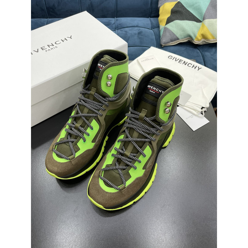 Givenchy Givenchy Spectre High-top Jogging Sneakers Green