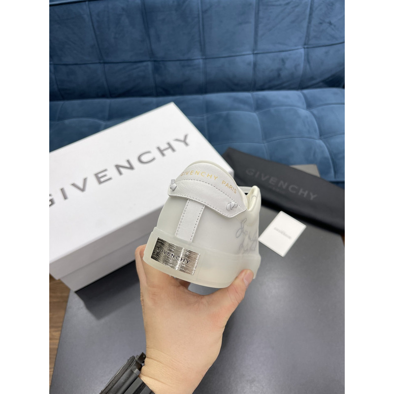 Givenchy Transparent Polyurethane Sneakers White