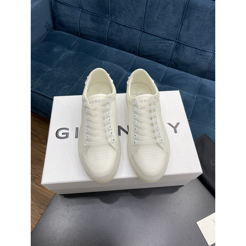Givenchy Transparent Polyurethane Sneakers White