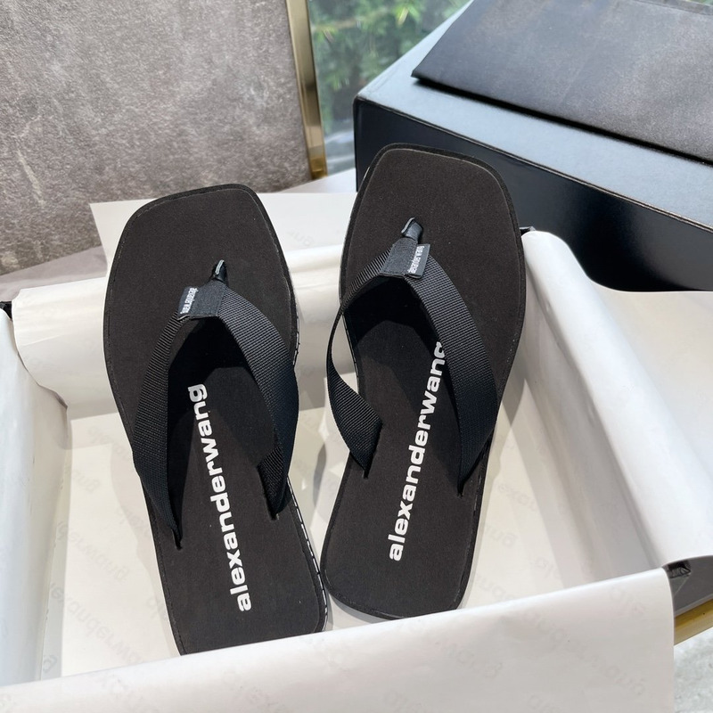 Alexander Wang Logo-print Flip-flops