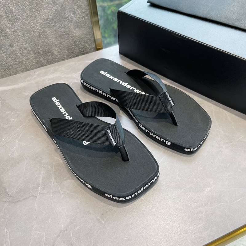 Alexander Wang Logo-print Flip-flops