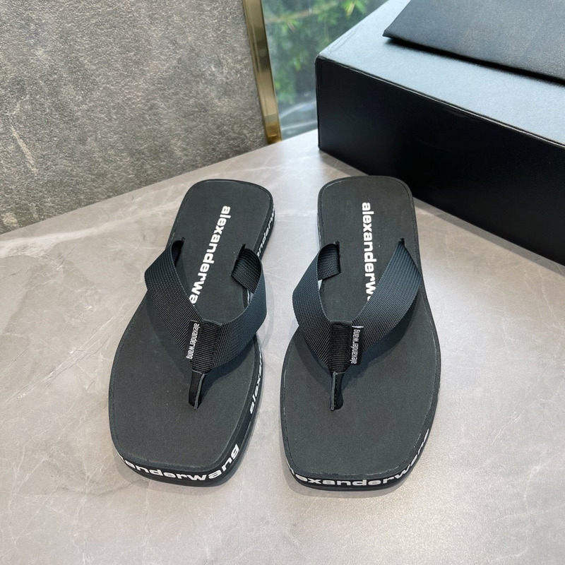 Alexander Wang Logo-print Flip-flops