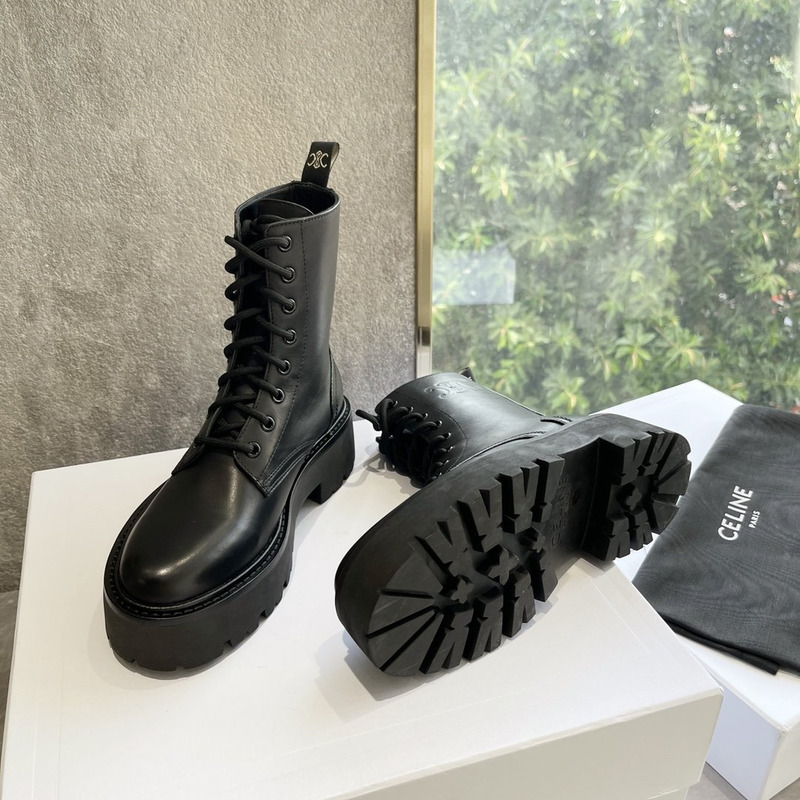 Ce**e bulky lace-up boots black