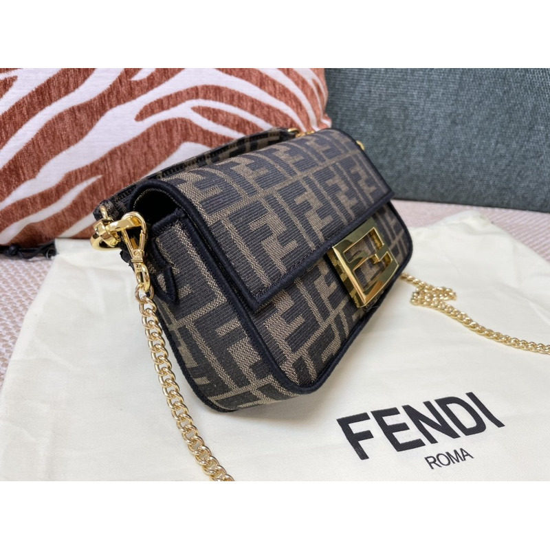 F**di ff motif mini baguette bag