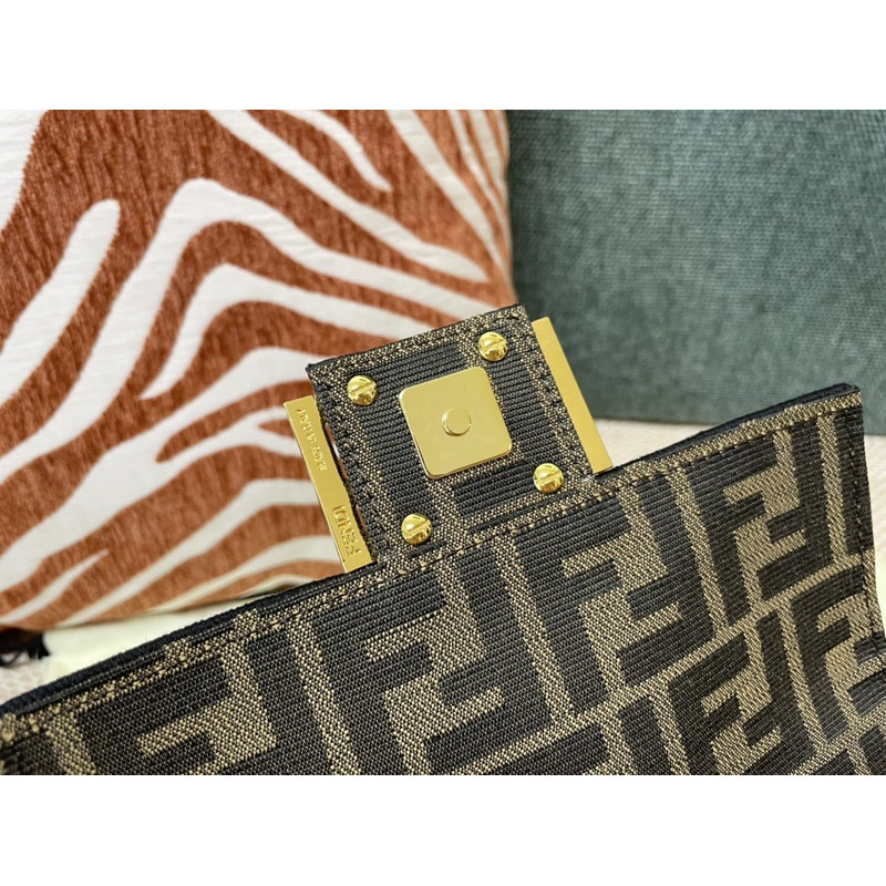 F**di ff motif mini baguette bag