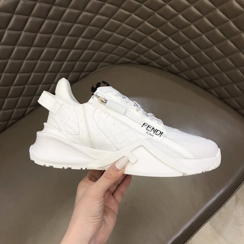 F**di flow low-tops white