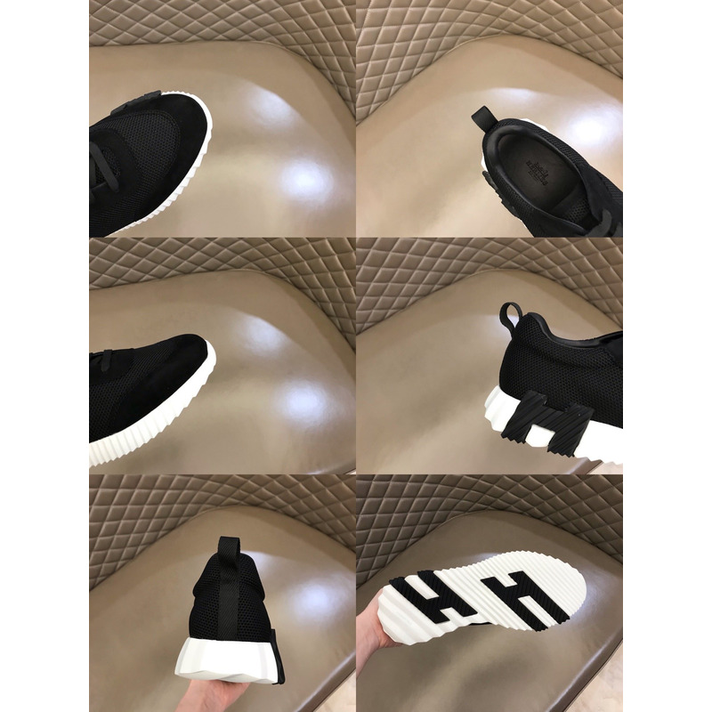 H**mes bouncing sneakers noir