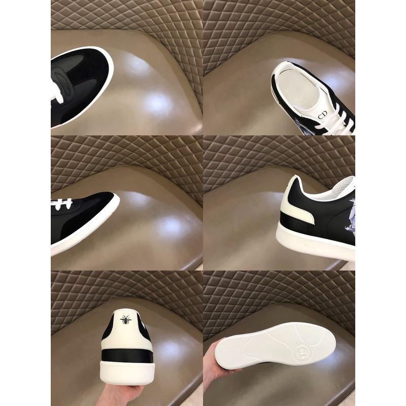 D*or b27 printed low-top sneakers black