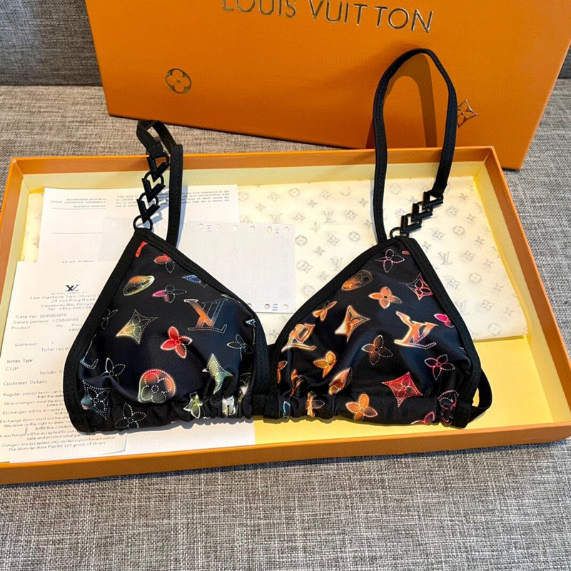 LV Monogram Bikini Black