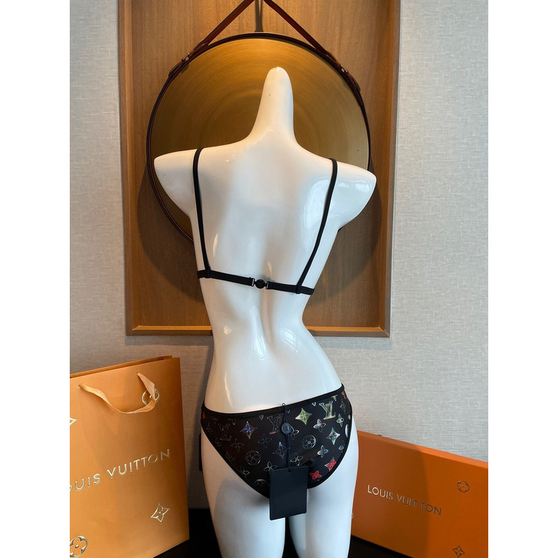 LV Monogram Bikini Black