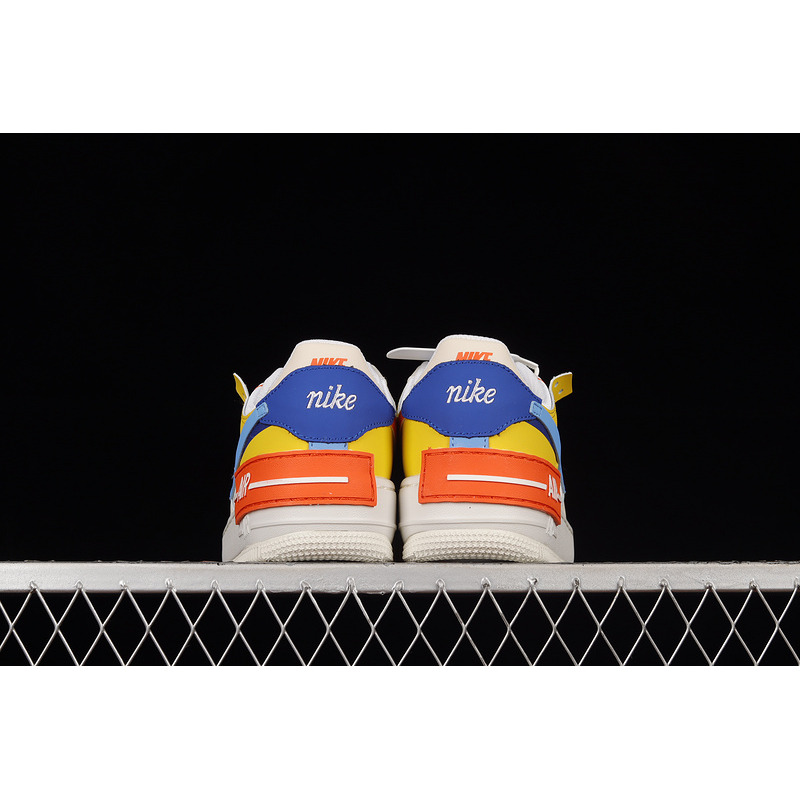 Nike Air Force 1 Shadow In White and Primary Colours