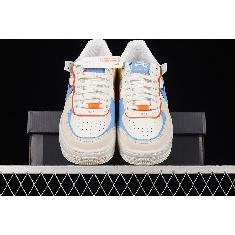 Nike Air Force 1 Shadow In White and Primary Colours