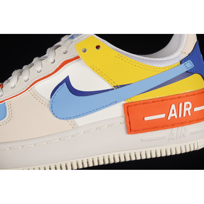 Nike Air Force 1 Shadow In White and Primary Colours