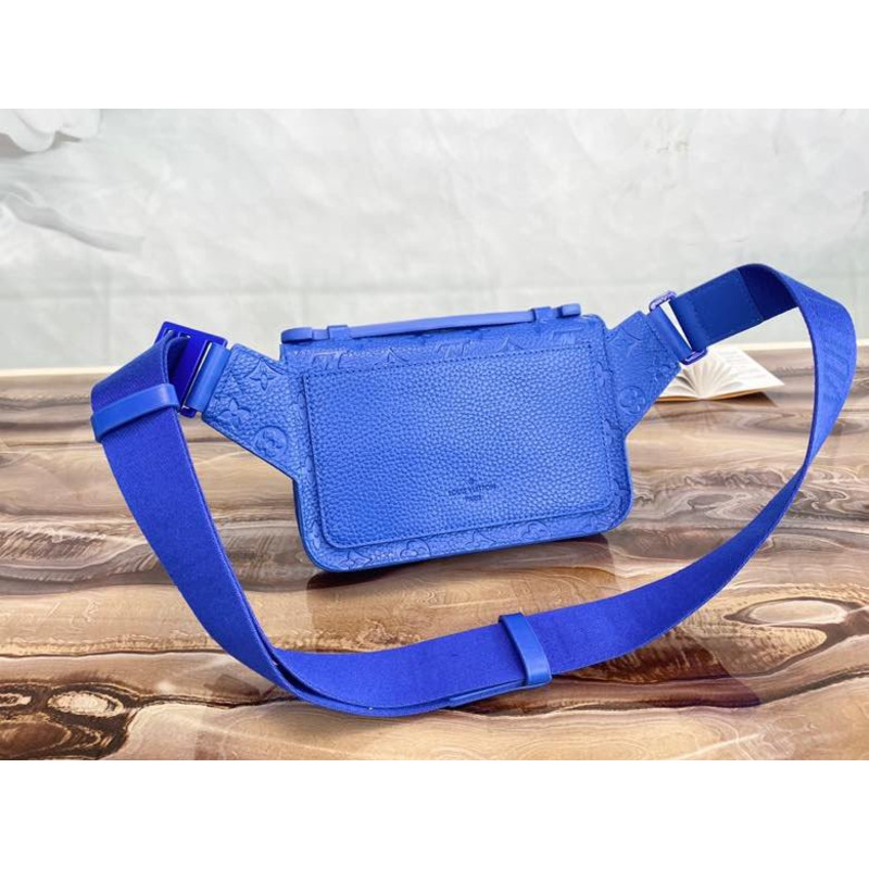 LV S Lock Sling Bag Blue M58486