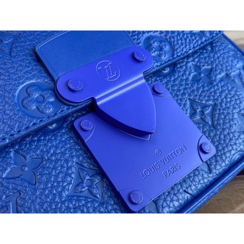 LV S Lock Sling Bag Blue M58486
