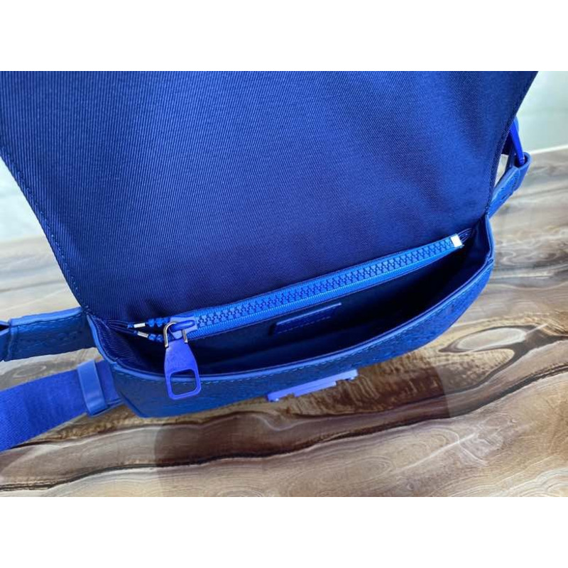 LV S Lock Sling Bag Blue M58486