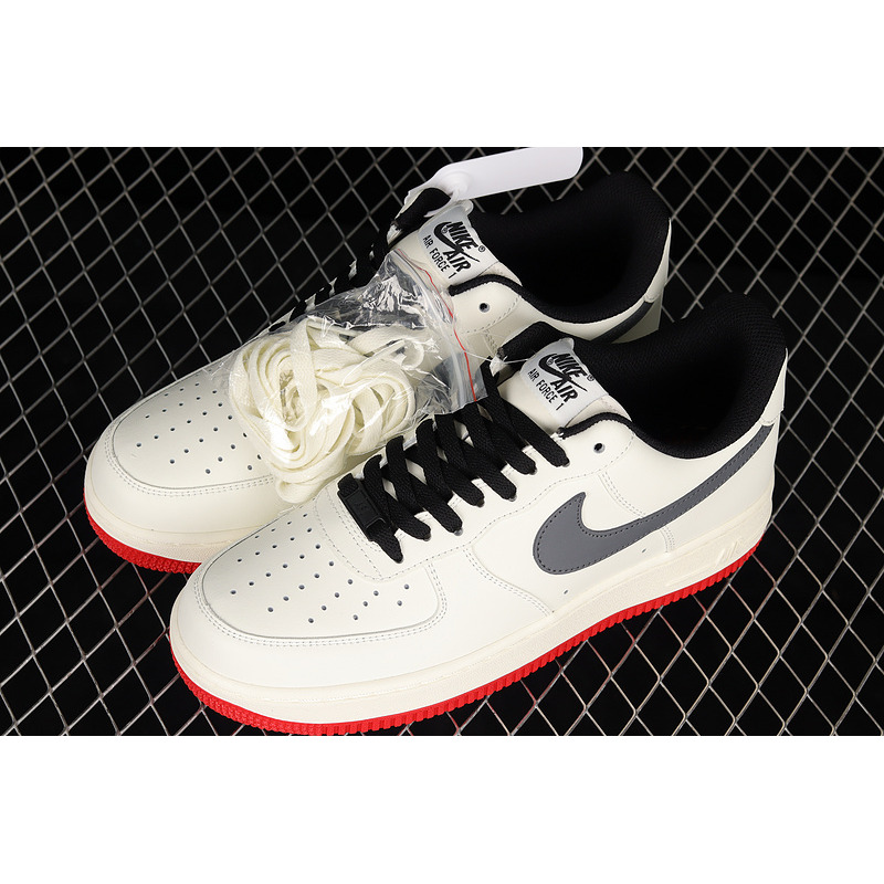Nike Air Force 1 Low Beige Grey Red DD7798-806