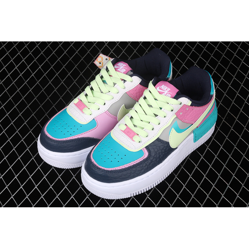 Nike Air Force 1 Low Shadow Barely Volt Oracle Aqua (W)