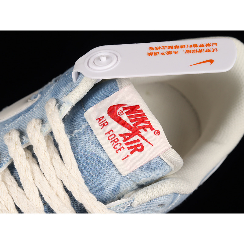 Nike Air Force 1 07 Low Denim Blue White Red DY1830-100