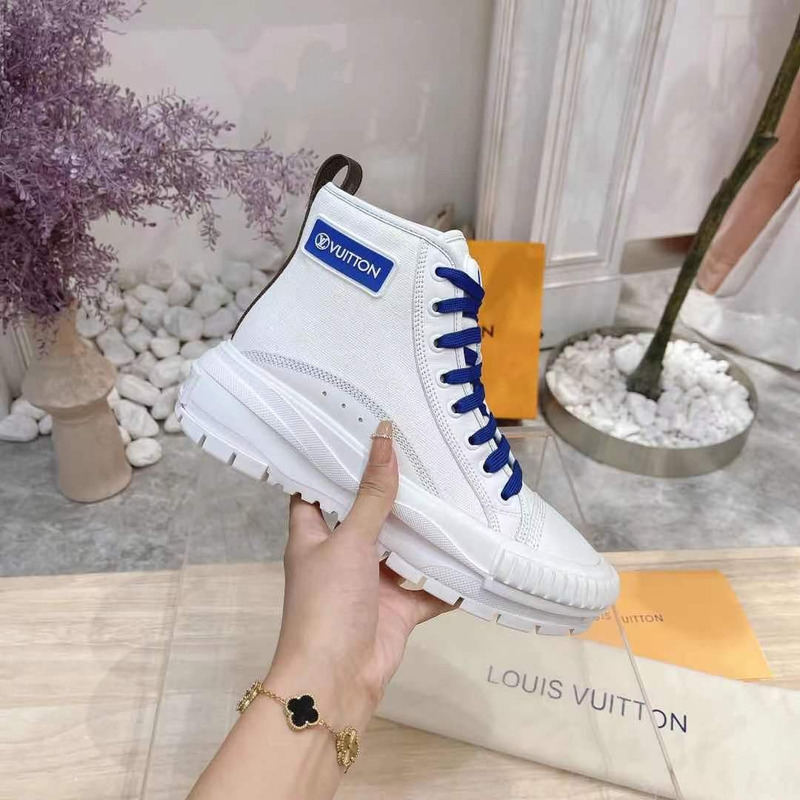 LV Squad High-Top Sneaker Blue 1A940K