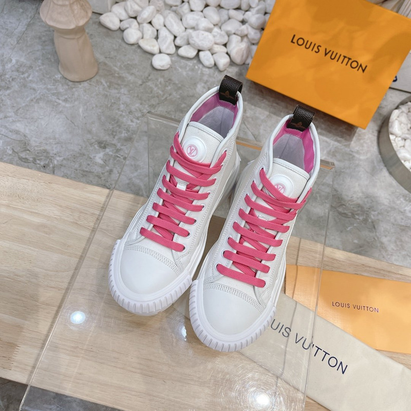 LV Squad High-Top Sneaker Pink 1A9405