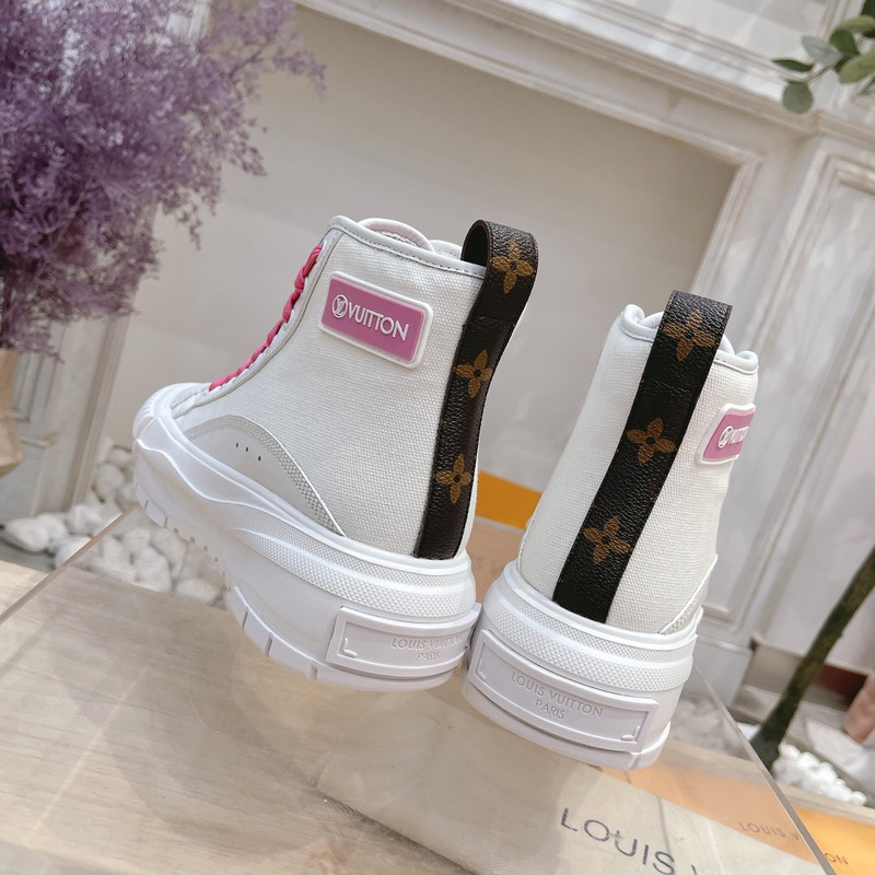 LV Squad High-Top Sneaker Pink 1A9405