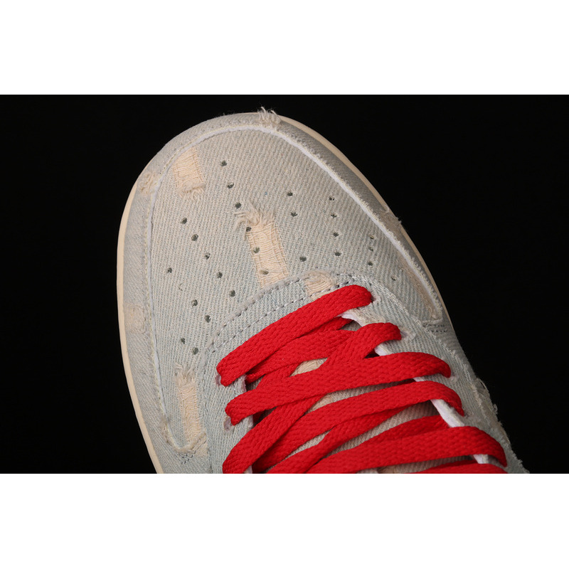 L*v*s x nike air force 1 07 mid exclusive denim blue red 651122-215