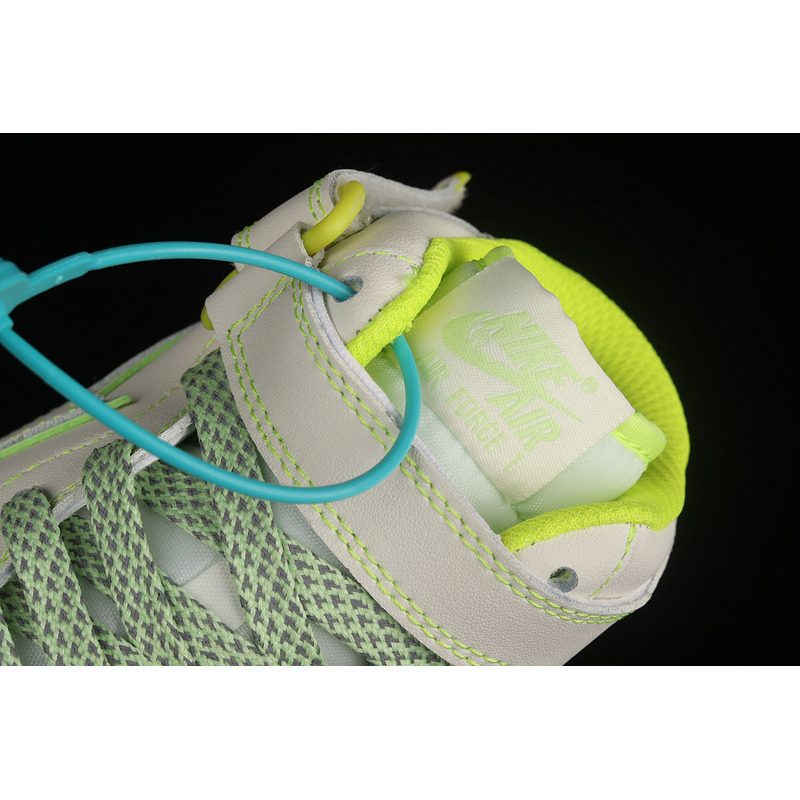 Nike Air Force 1 Double Air White Volt