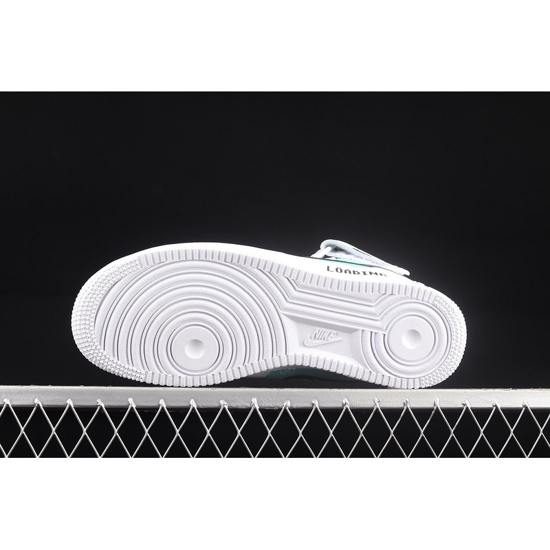 Nike Air Force 1 Mid PS5 Glacier Blue White Black CW2288-132