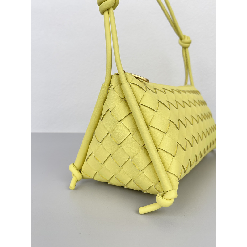Bo*te*ga ve*ne*ta  intreccio nappa mini shoulder bag in yellow
