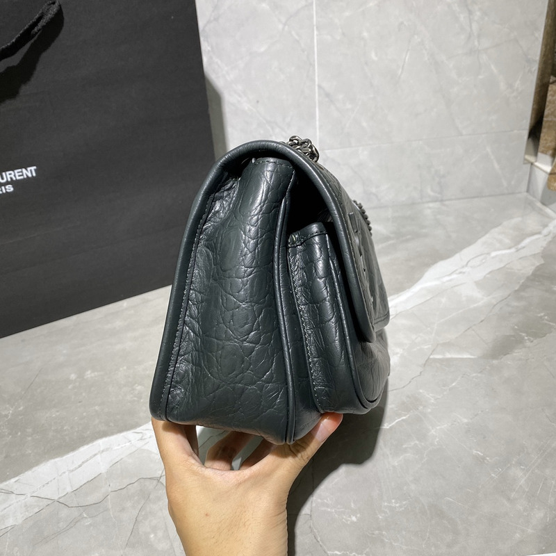 Saint Laurent Niki Baby YSL Shoulder Bag Black