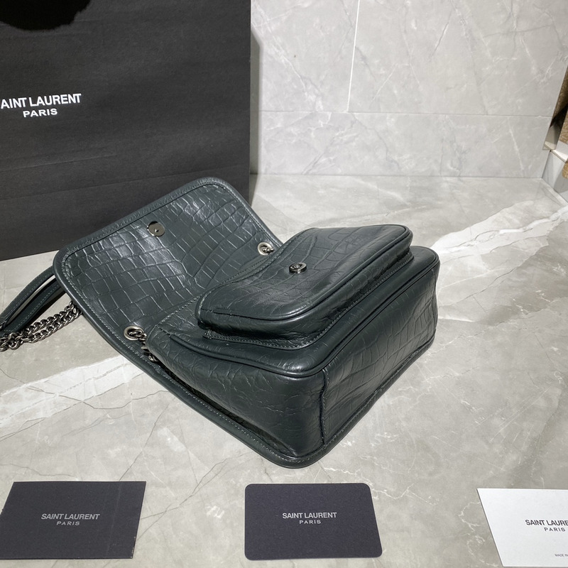 Saint Laurent Niki Baby YSL Shoulder Bag Black