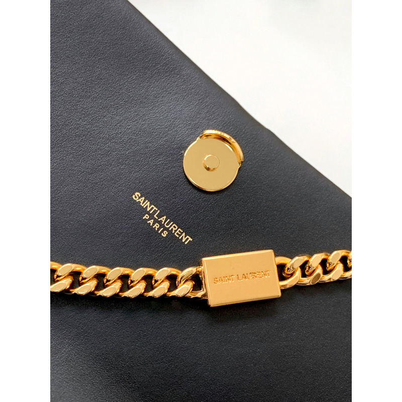 Saint Laurent Monogram With Tassel Kate Shoulder Bag Black