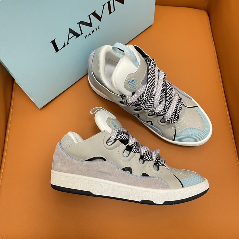 LANVIN Curb Sneaker Blue