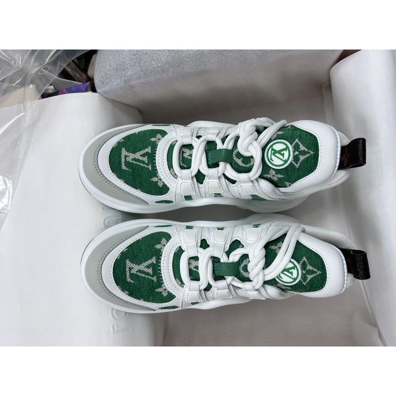 LV Archlight Sneaker in White&Green