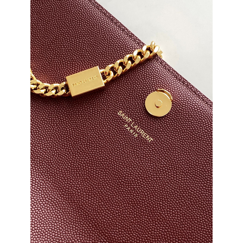 Saint Laurent Kate leather shoulder bag red