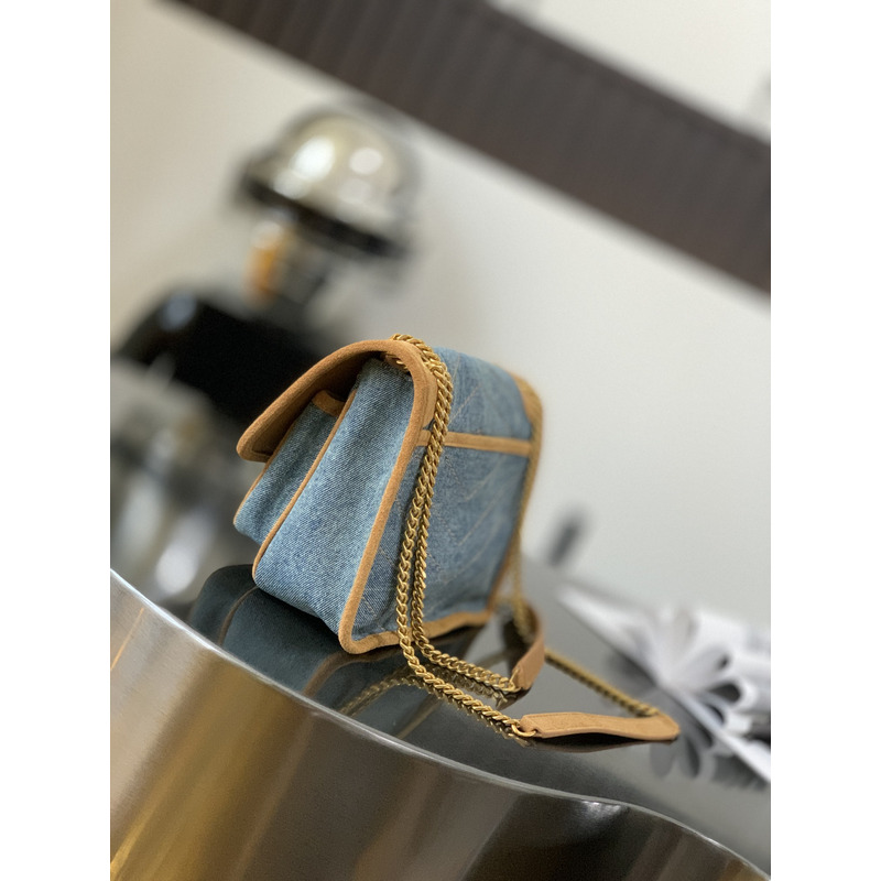 Saint Laurent 633151 Blue Bag