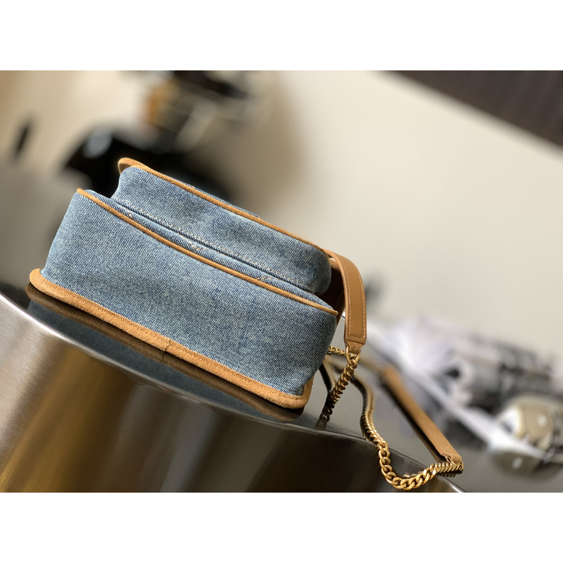 Saint Laurent 633151 Blue Bag