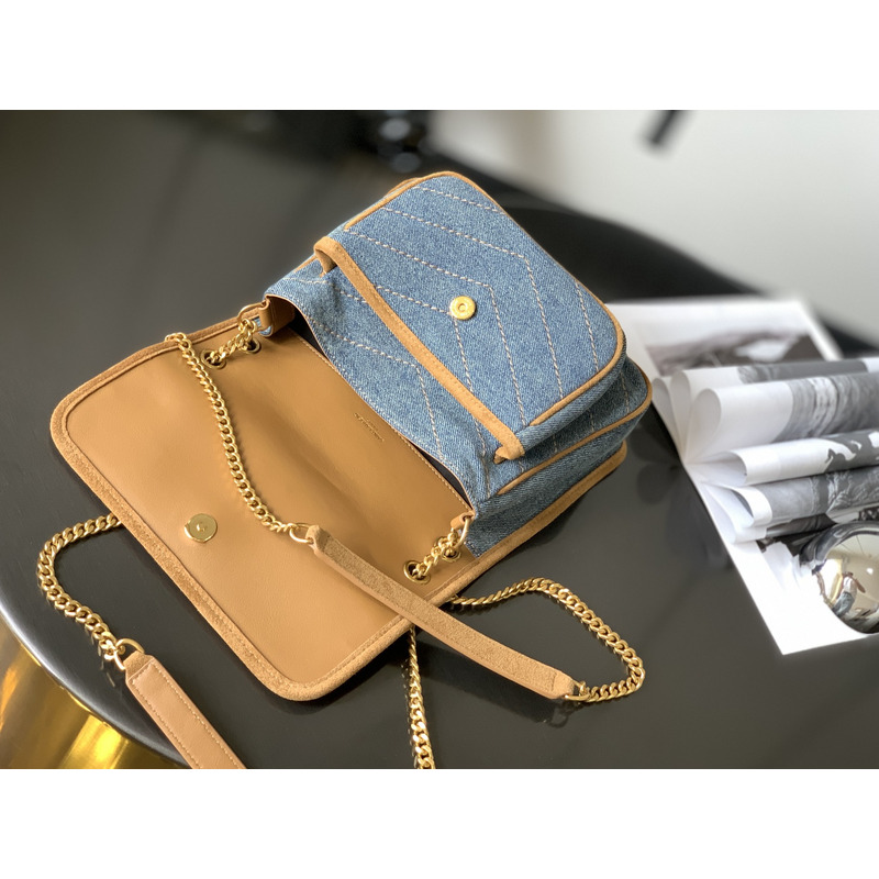 Saint Laurent 633151 Blue Bag