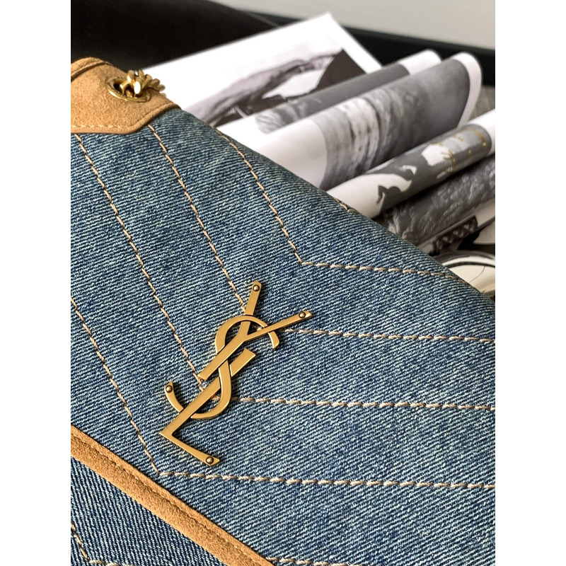 Saint Laurent 633151 Blue Bag