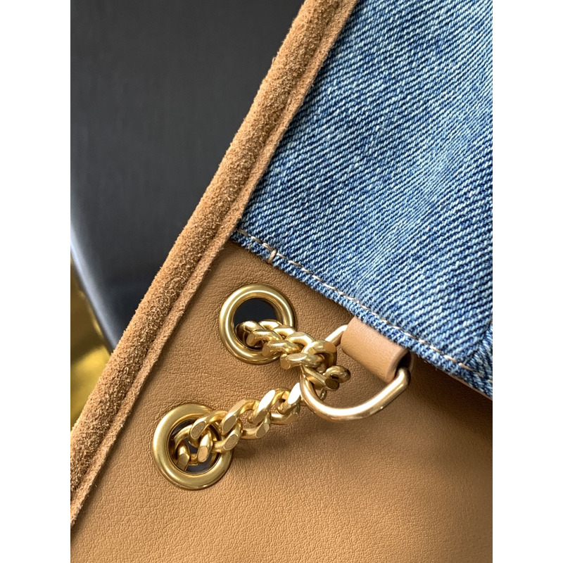 Saint Laurent 633151 Blue Bag