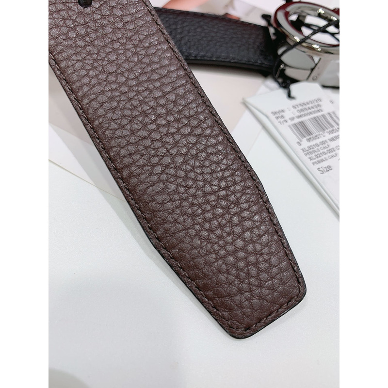 Ferragamo Salvatore Dark Grey Logo Belts