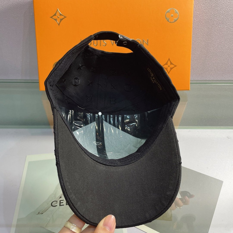 l**is V*t*n embossed monogram hat black