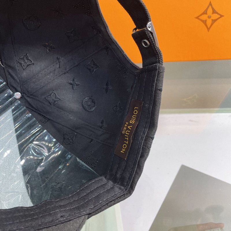 l**is V*t*n embossed monogram hat black