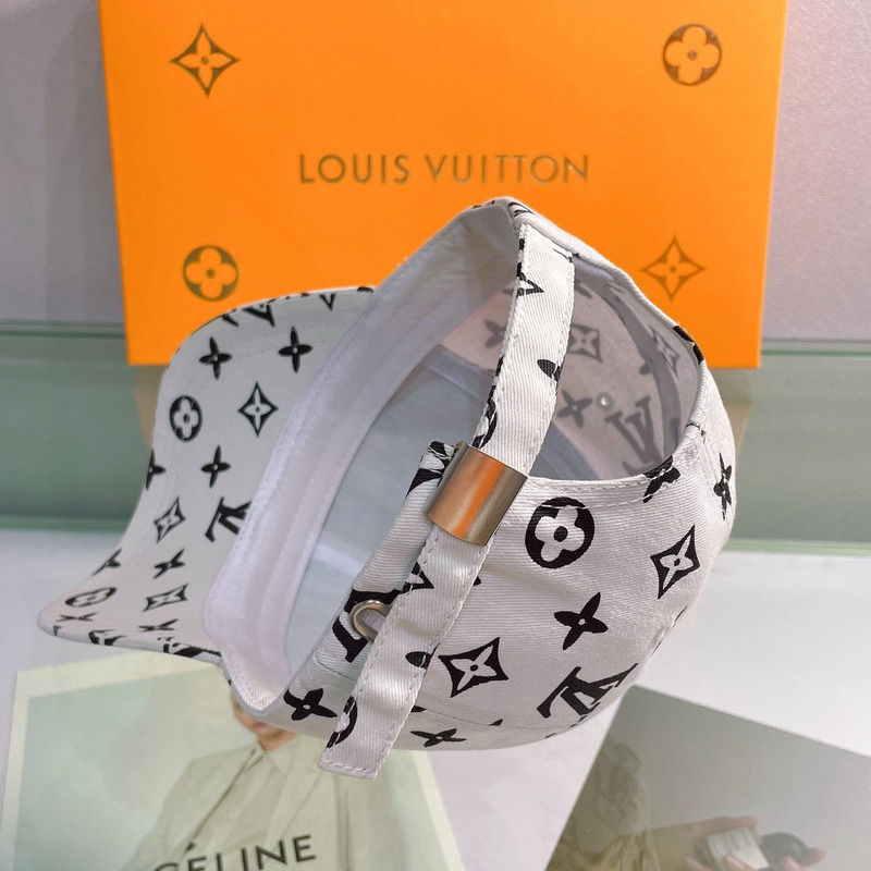 l**is V*t*n embroidered logo hat white