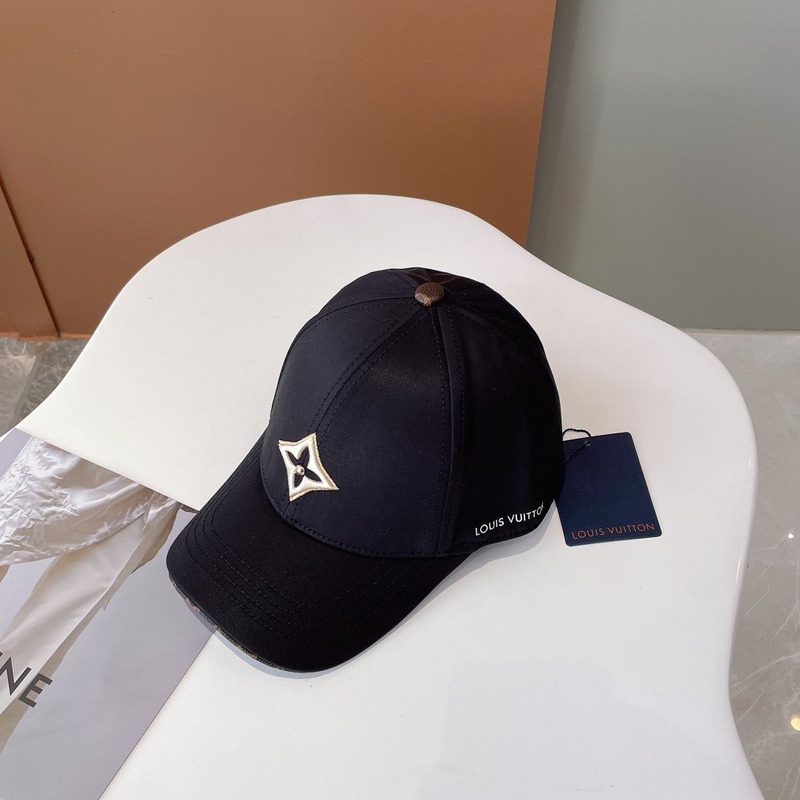 l**is V*t*n embroidered logo hat black