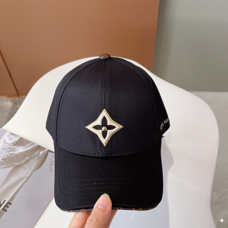 l**is V*t*n embroidered logo hat black