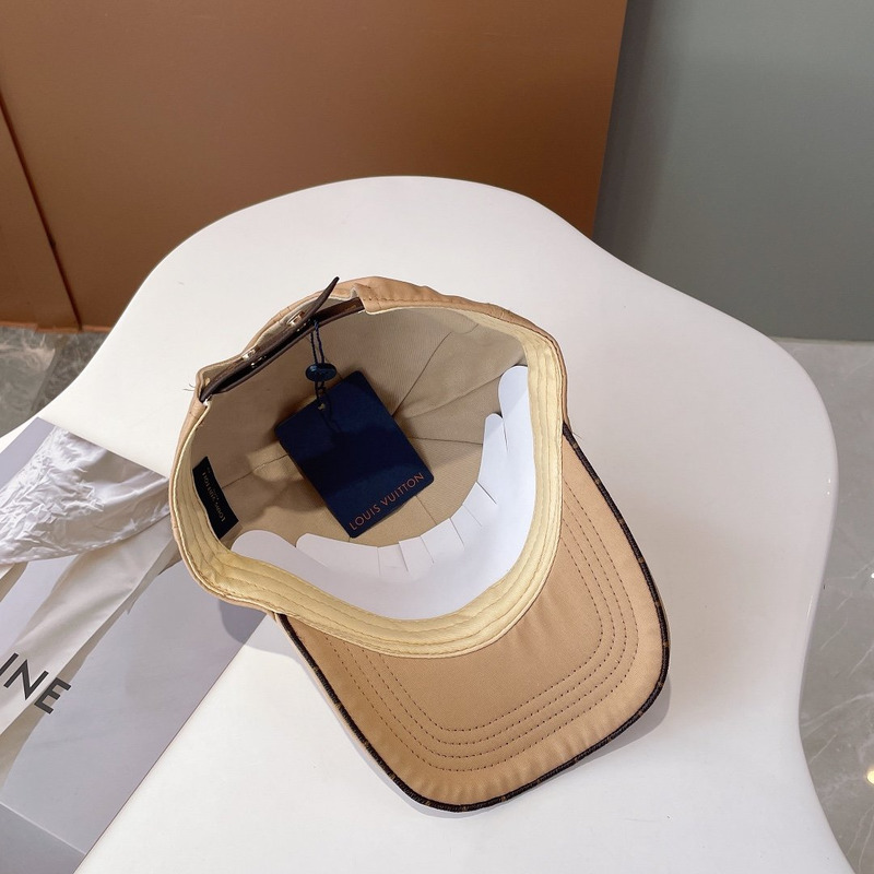 l**is V*t*n embroidered logo hat khaki