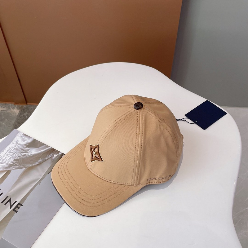 l**is V*t*n embroidered logo hat khaki